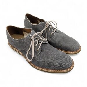 Timberland Men's Gray Canvas SensorFlex Oxford Lace-Up Comfort Shoes Derby Sz 10